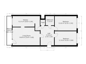 Pronájem bytu 3+1, Praha - Chodov, Malenická, 70 m2