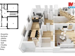Prodej rodinného domu, Králův Dvůr - Zahořany, Na Stráni, 210 m2