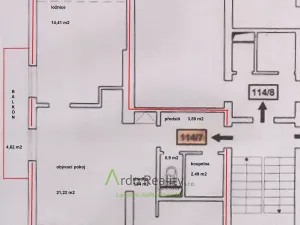 Prodej bytu 2+1, Frymburk, 56 m2
