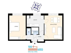 Prodej bytu 2+1, Praha - Záběhlice, Malovická, 54 m2