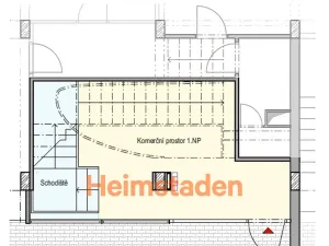 Pronájem kanceláře, Havířov - Město, nám. Republiky, 66 m2
