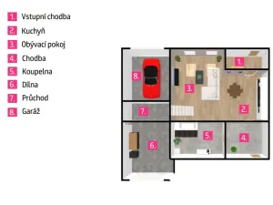 Prodej rodinného domu, Lesonice, 120 m2