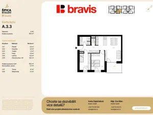 Prodej bytu 3+kk, Brno, Sokolnická, 66 m2