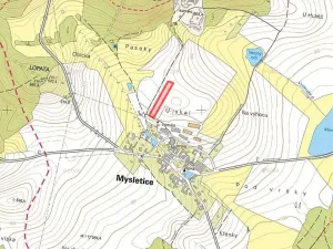 Prodej komerčního pozemku, Mysletice, 5483 m2