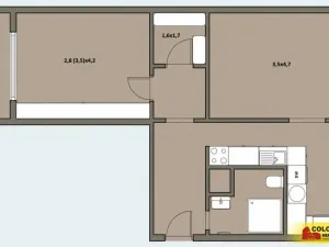 Pronájem bytu 2+1, Blansko, 61 m2