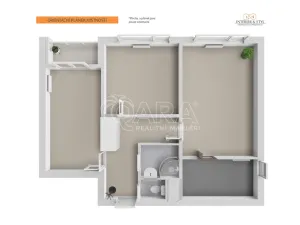 Prodej bytu 3+1, Praha - Modřany, Poljanovova, 62 m2