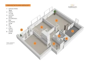 Prodej bytu 3+1, Praha - Modřany, Poljanovova, 62 m2