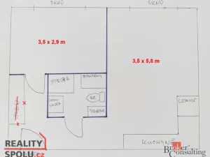 Prodej bytu 2+kk, Praha - Libuš, Mirotická, 40 m2