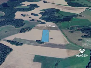 Prodej podílu pole, Chanovice, 6205 m2