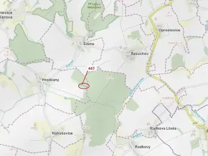 Dražba lesa, Hradčany-Kobeřice, 1989 m2