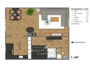 Prodej rodinného domu, Heřmanův Městec, V Lukách, 108 m2