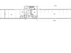 Pronájem výrobních prostor, Věžky, 2322 m2