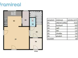 Prodej rodinného domu, Popůvky, Rosická, 91 m2