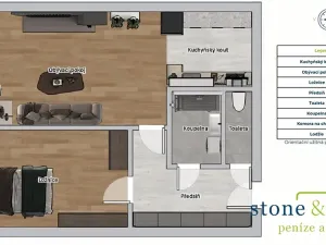 Prodej bytu 2+kk, Praha - Kamýk, Smotlachova, 43 m2