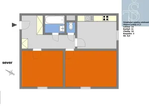 Pronájem bytu 2+1, Praha - Krč, Kremličkova, 55 m2
