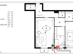 Prodej bytu 3+kk, Hradec Králové, 103 m2