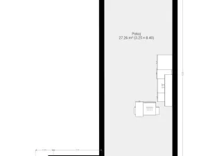 Pronájem bytu 1+kk, Brno, Dornych, 37 m2