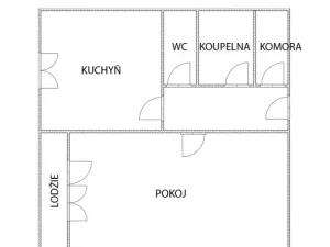 Prodej bytu 1+1, Žatec, Havlíčkovo náměstí, 41 m2