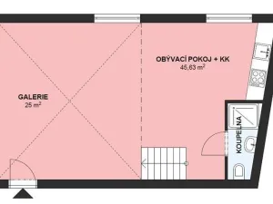 Pronájem bytu 2+kk, Popůvky, 78 m2