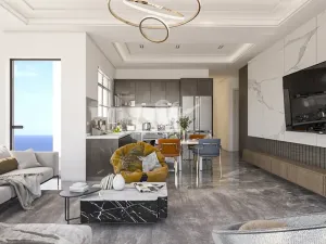 Prodej bytu 2+kk, Trikomo, Kypr, 64 m2