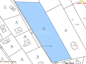 Prodej zahrady, Praha - Lipence, 2442 m2