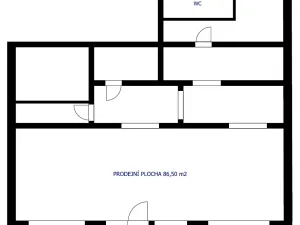 Pronájem obchodního prostoru, Humpolec, Jana Zábrany, 168 m2
