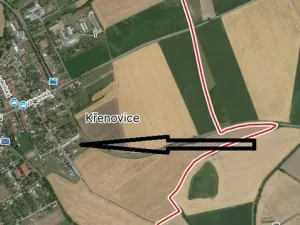 Prodej pozemku pro bydlení, Křenovice, 1527 m2