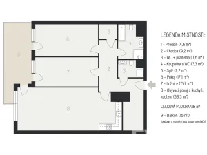 Prodej bytu 3+kk, Praha - Strašnice, Zvěřinova, 98 m2