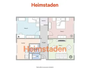 Pronájem bytu 3+1, Karviná - Ráj, Prameny, 75 m2