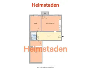 Pronájem bytu 3+kk, Ostrava - Poruba, nábřeží Svazu protifašistických bojovníků, 82 m2