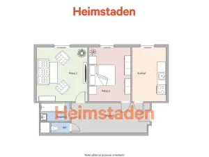 Pronájem bytu 2+1, Ostrava - Poruba, náměstí Vítězslava Nováka, 56 m2