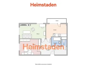 Pronájem bytu 2+1, Frýdek-Místek - Místek, Československé armády, 63 m2