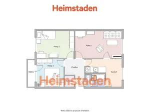Pronájem bytu 3+1, Frýdek-Místek - Frýdek, Třanovského, 74 m2
