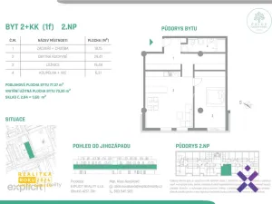 Prodej bytu 2+kk, Kroměříž, Slovanské náměstí, 77 m2