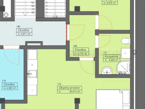 Prodej bytu 2+kk, České Budějovice, Rudolfovská tř., 43 m2