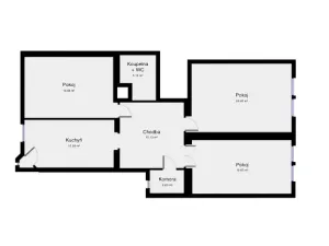 Pronájem bytu 3+1, Praha - Holešovice, Janovského, 92 m2