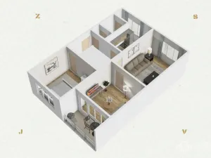 Prodej bytu 3+1, Sokolov, Marie Majerové, 61 m2