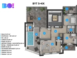 Pronájem bytu 5+kk, Ostrava, F. X. Riepla, 252 m2