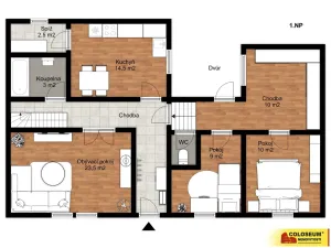 Prodej rodinného domu, Kyjov - Boršov, 90 m2