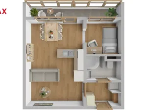 Pronájem bytu 1+1, Hradec Králové - Slezské Předměstí, Ječná, 34 m2