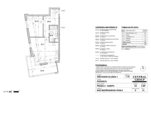 Pronájem bytu 2+kk, Praha - Kamýk, Zimova, 57 m2