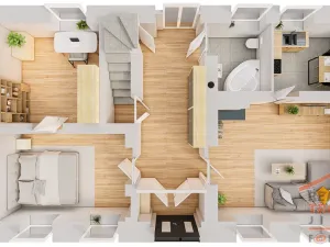 Prodej rodinného domu, Železnice, Palackého, 146 m2