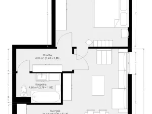 Pronájem bytu 2+kk, Lipůvka, 56 m2