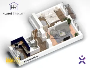 Prodej bytu 2+1, Uherský Brod, Hlavní, 51 m2