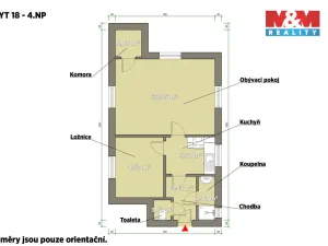Pronájem bytu 2+kk, Plzeň - Jižní Předměstí, Husova, 45 m2