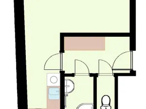 Prodej ubytování, Praha, Plzeňská, 35 m2