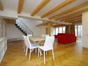 Pronájem atypického bytu, Praha - Nové Město, Bolzanova, 199 m2