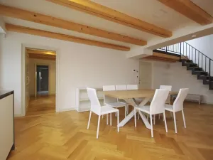 Pronájem atypického bytu, Praha - Nové Město, Bolzanova, 199 m2