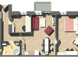 Pronájem bytu 3+kk, Praha - Vinohrady, Máchova, 63 m2