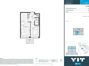 Prodej bytu 2+kk, Praha - Chodov, Komárkova, 46 m2